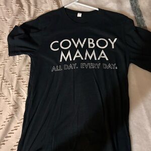 Black 'Cowboy Mama' Graphic T-Shirt